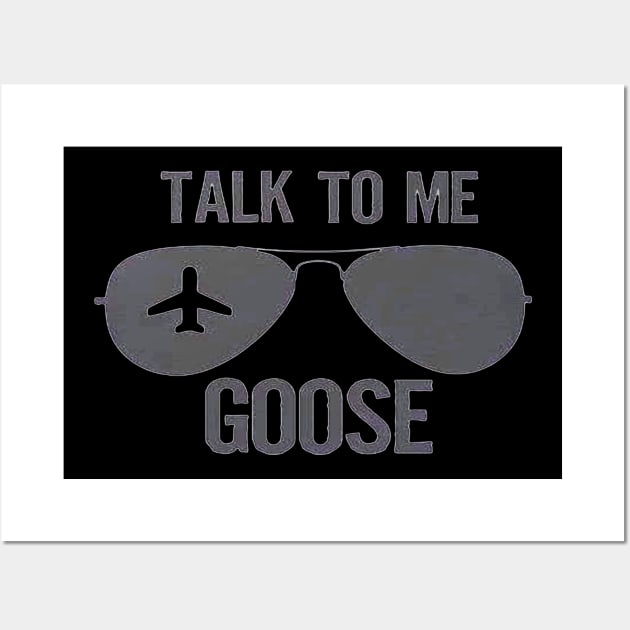 Talk To Me Goose, Top Gun Wall Art by mikadigital